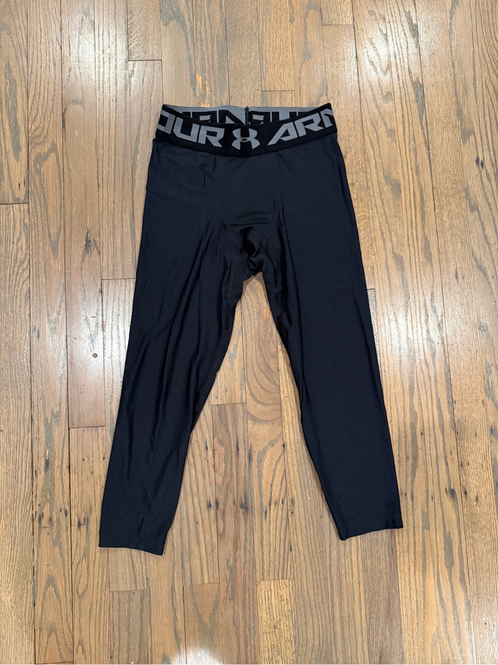 Under Armour Black Performance Compression Leggings with Logo Waistband